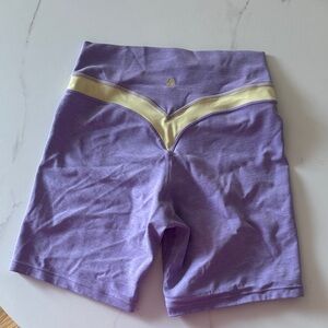 Vitality Purple Women's Bike Shorts Medium
